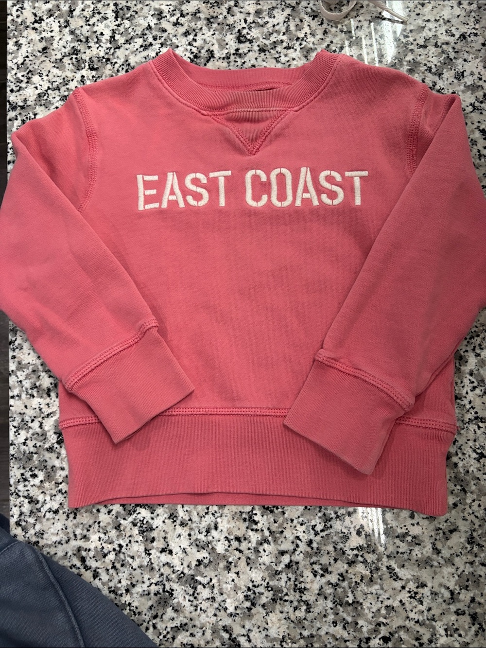 Crewcuts Coral Pink "East Coast" Sweatshirt